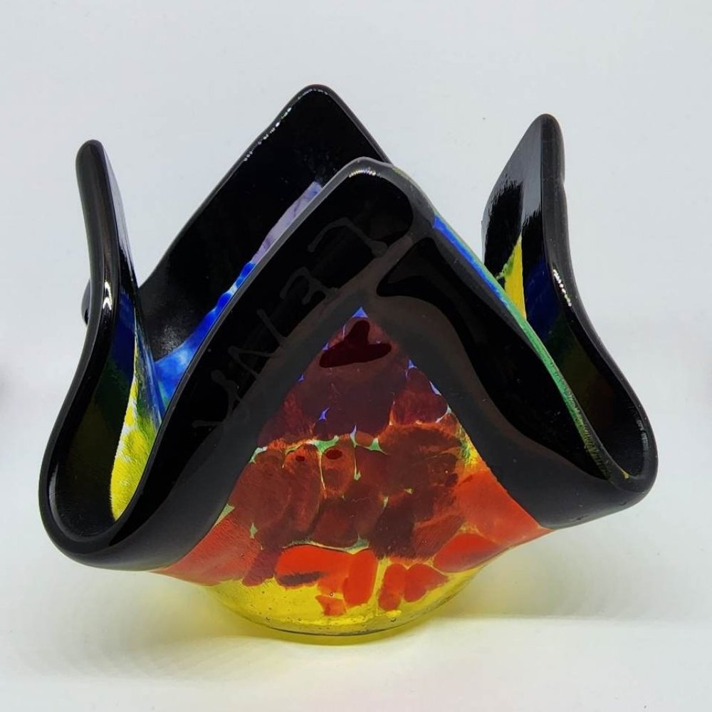 Glass Decorative Décor Votive Multicolor